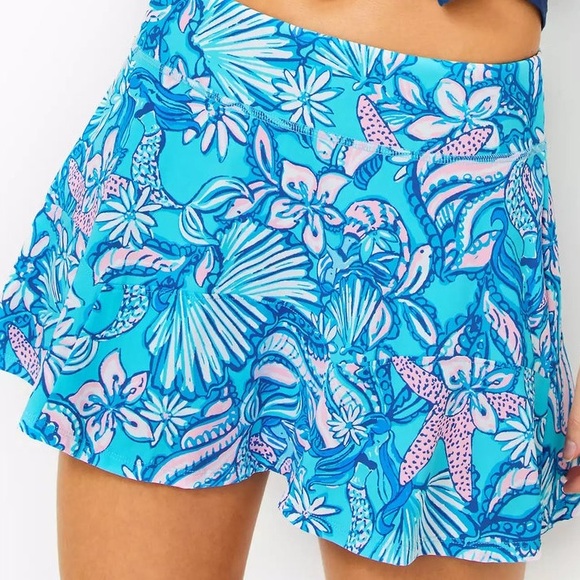 Lilly Pulitzer Pants - LILLY PULITZER | NWT Luxletic Corrine Skort in “Sound the Sirens” 🧜‍♀️